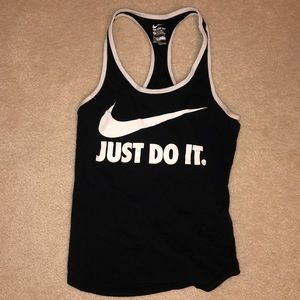 Nike racer back tank top